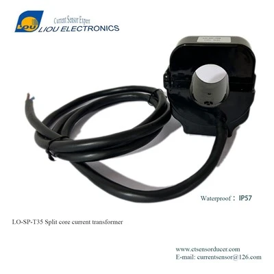 Split typ Core Current Transformer IP 57 600 A: 5A Vattentät